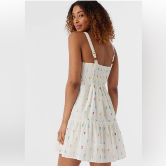 🔆O’Neill🔆 IMARA DRESS VACATION CUTE MINI WHITE - Picture 10 of 15